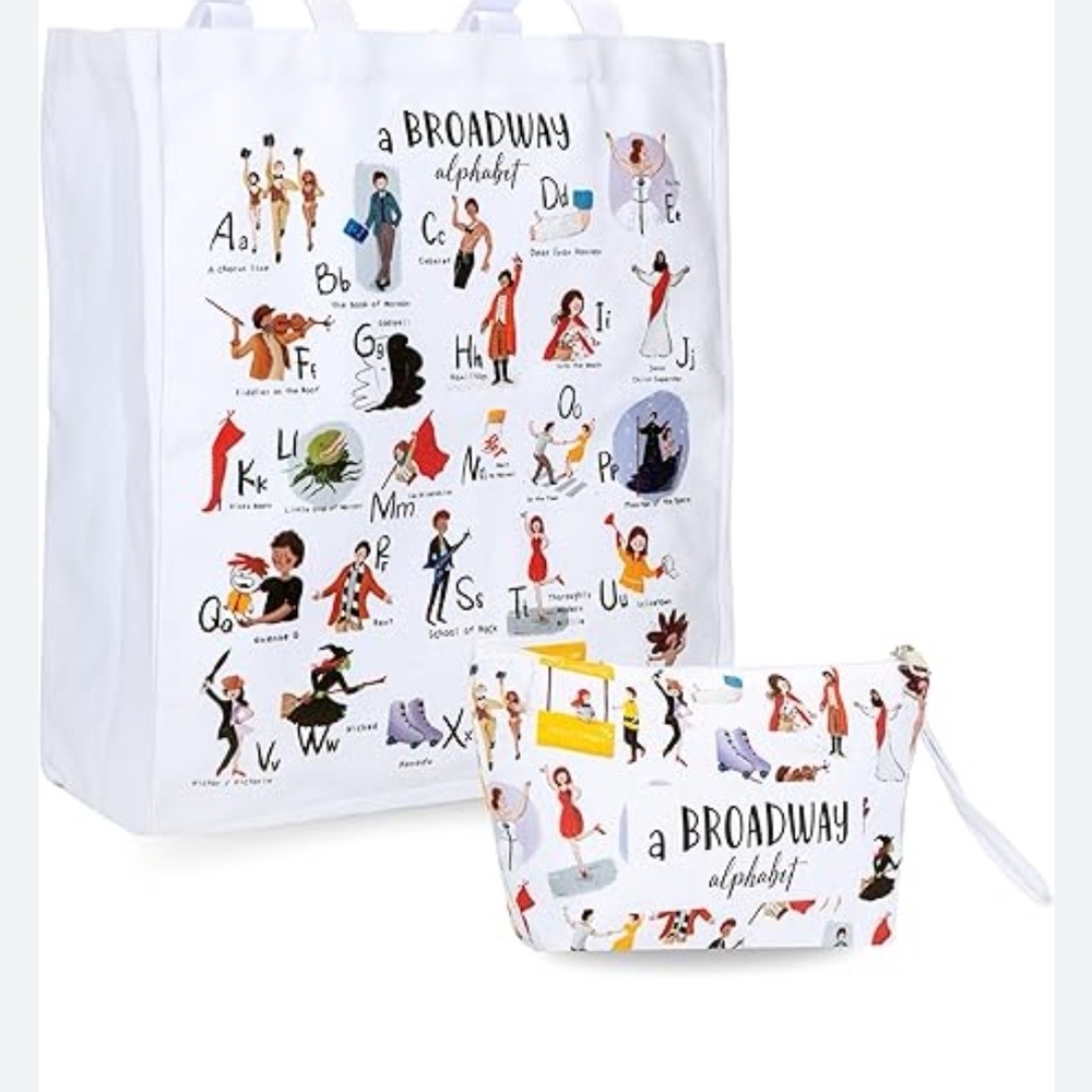 Broadway Alphabet Tote and Pouch Set